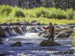 Fishing the falls Kevin Syms Photography for Hotels and Resorts