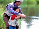 Fishing with grandpa Photography by Kevin Syms Sun Valley, Idaho