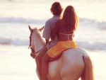 Horseback sunset Tamarindo Beach resort Photography by Kevin Syms Sun Valley, Idaho