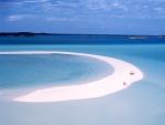Sandspit walk Musha Cay resort Bahamas Photography by Kevin Syms Sun Valley, Idaho